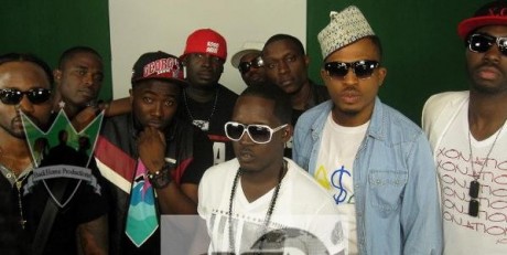 Nigerian rappers Sauce kid, Ice Prince, Modenine, M.I, IBK Spaceship Boi, Naeto C, X.O Senavoe