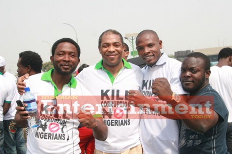 Femi Kuti at the Occupy Nigeria protest in 2013