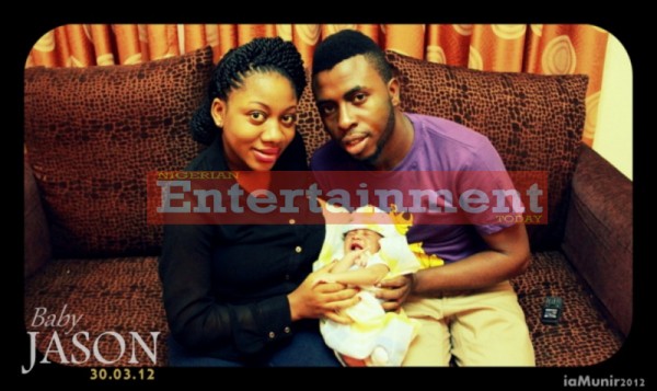 Samklef and wife Yvonne with baby Jason
