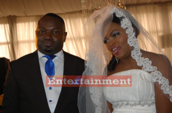 Funke Akindele and husband Kehinde Oloyede, filed photo