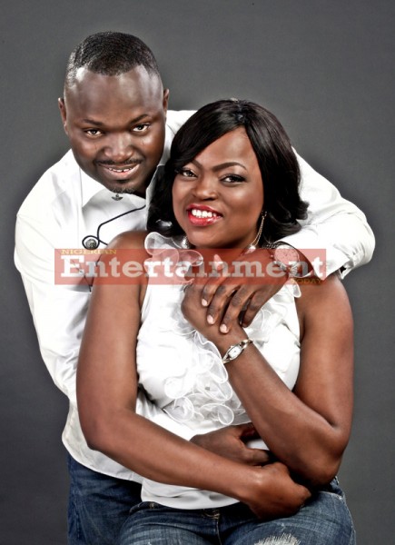 Kenny Almaroof and Funke Akindele, file photo