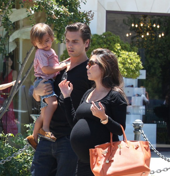 Kourtney Karadsian, Scott and child Mason