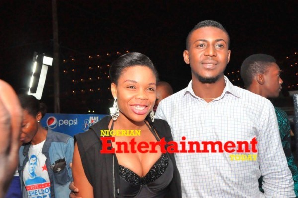 Kaffy and husband Papy J at an event in July, 2012. Photo: Theophilus Ikioda