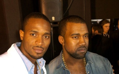 Dbanj and Kanye West's at the Fashion Show Paris Fashion Week, March 2012