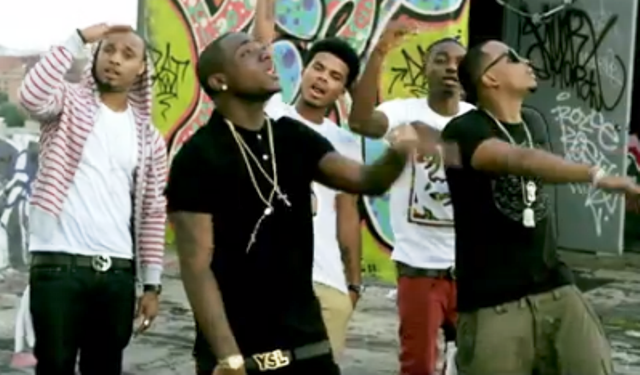 The H.K.H Gang - B.Red, Davido, manager Asa Asika, Shizzi and Sinarambo