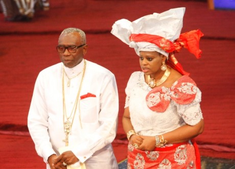 Pastor Ayo Oritsejafor and his wife Helen