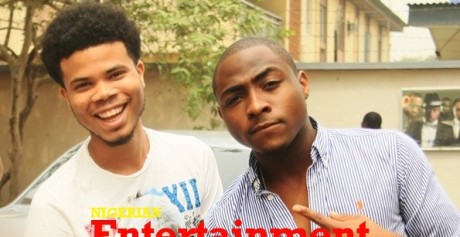 Asa Asika and Davido at NET offices, February 2011 copy