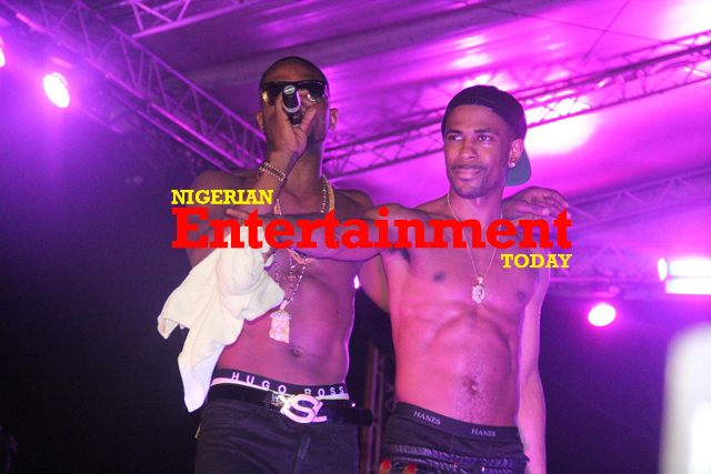 D'banj and Big Sean at the Koko Concert