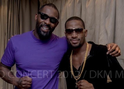 Idris Elba and Dbanj.