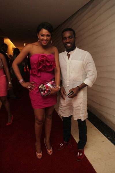 Austin 'Jay Jay' Okocha and wife