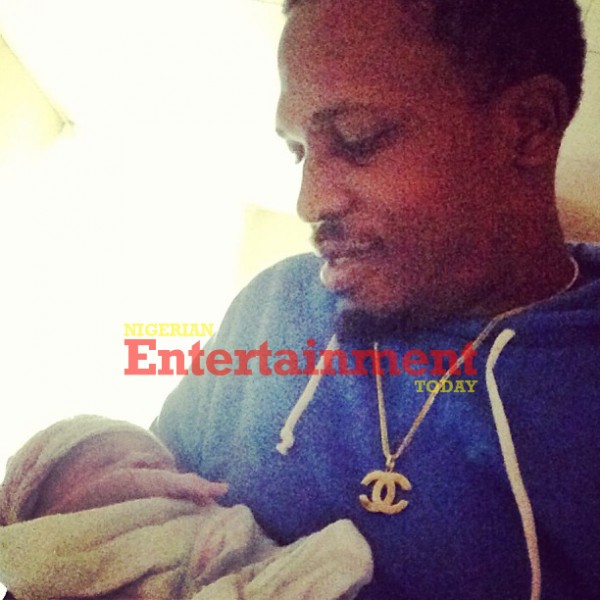 The rapper is already used to being a daddy. Photo: Insatgram