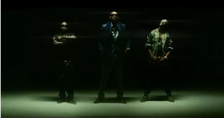 2face, Dammy Krane, Rocksteady on the set of 'Omo No Dulling' video shoot, 2013