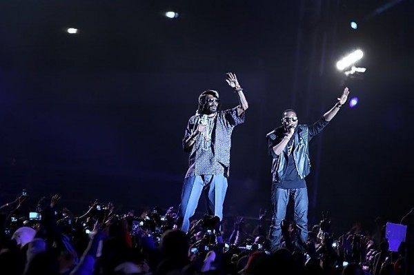 Dbanj and Snoop Lion performing at the MTV Africa All Stars concert in Durban, SA (3)
