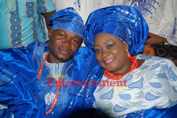 Princess and hubby, Adeshola Jeremiah on their wedding day on May 8, 2013, file photo