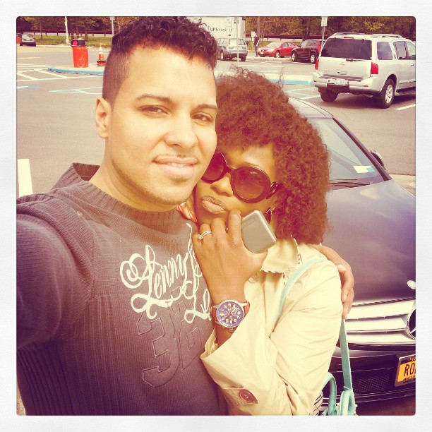 Uche Jombo and hubby Kenny Rodriguez