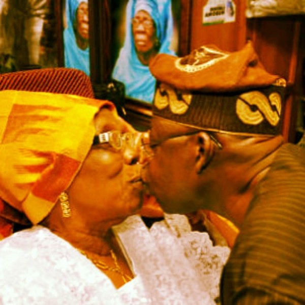 Abibatu Mogaji and Bola Ahmed Tinubu