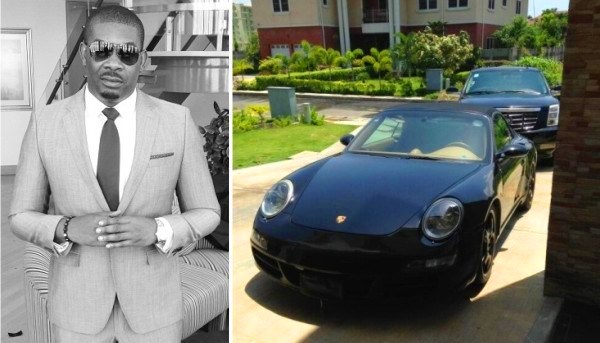 Don Jazzy shows off Porsche Carrera GTS