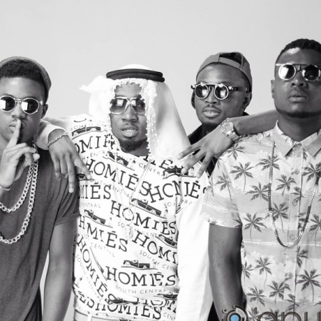 Endia, Ice Prince, Chopstix, Yung L on set of 'Aboki' videoi shoot, 2013
