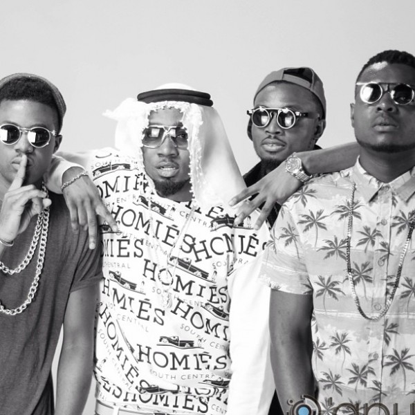 Endia, Ice Prince, Chopstix, Yung L on set of 'Aboki' videoi shoot, 2013