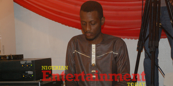 ID Cabasa playing the keyboard at Global Impact Church during Elenu's wedding