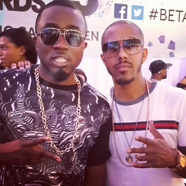 Ice Prince and Marques Houston at the BET Pre-party