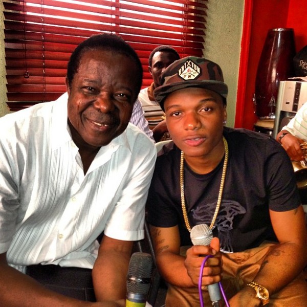 King Sunny Ade and Wizkid, Photo: Instagram