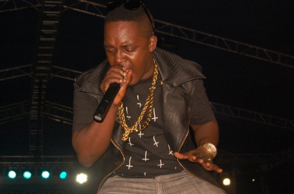 M.I performing on stage in Owerri Star Music Trek