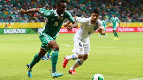 Nigeria loses to Uruguay. Photo: Facebook/Brilla