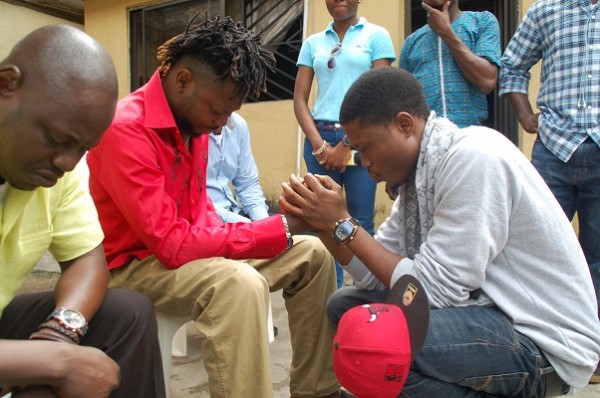 Vector praying with OJB, photo: File