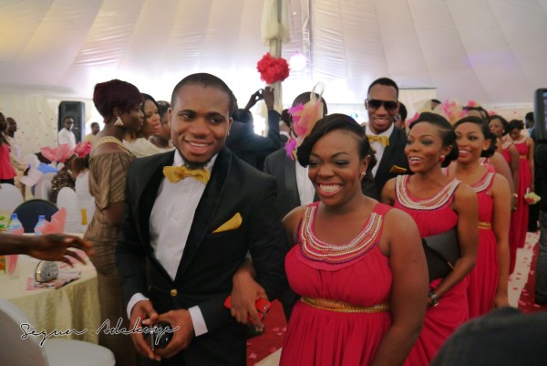 Adeyemi Adeosun and Sholatayo's wedding