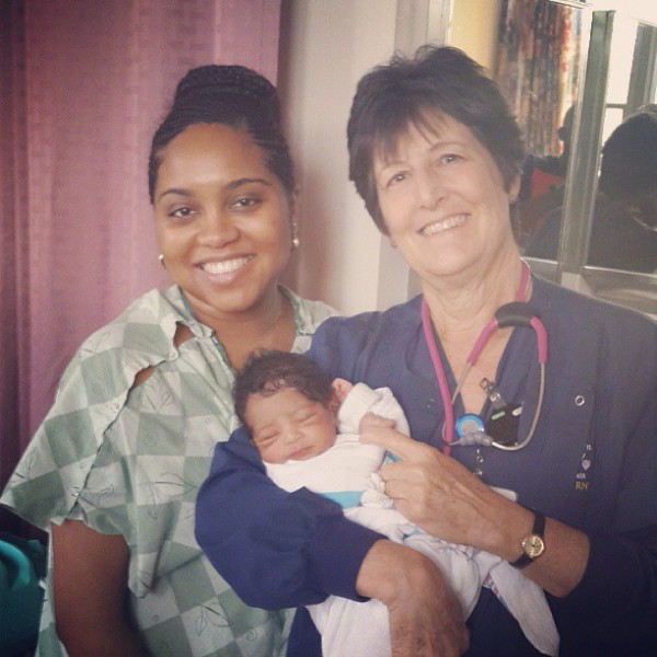 Banky W's sister delivers baby boy