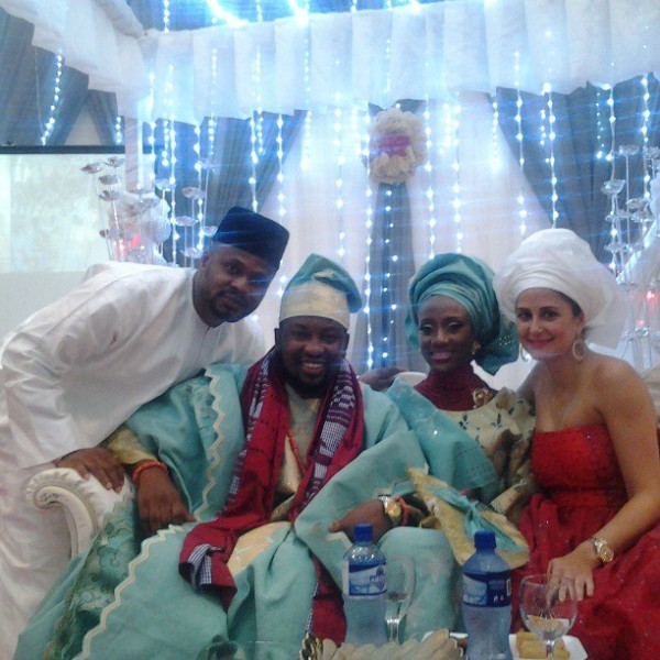 The couple with Evita Moussalli