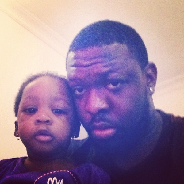 Timaya with Daughter, Emmanuella.