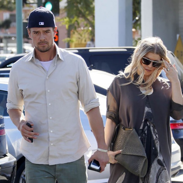 Fergie with her husband Josh Duhamel seen out and about in Beverly Hills, LA. Photo:Bangshowbiz
