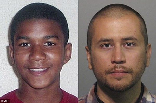 George Zimmmerman, right, was found not guilty in the shooting death of Trayvon Martin, left