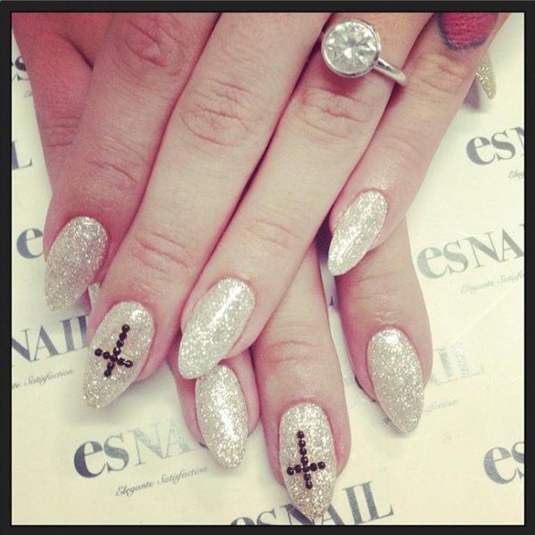 Kelly Osbourne's engagement ring. Photo:Bangshowbiz