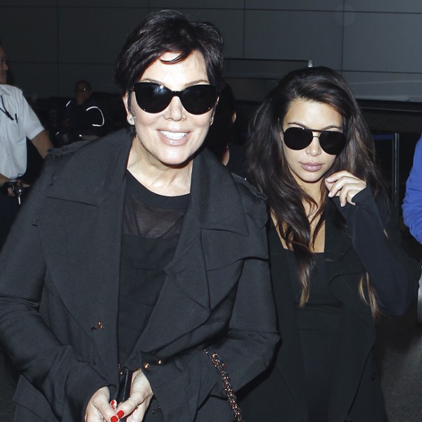 Kris Jenner and Kim Kardashian.