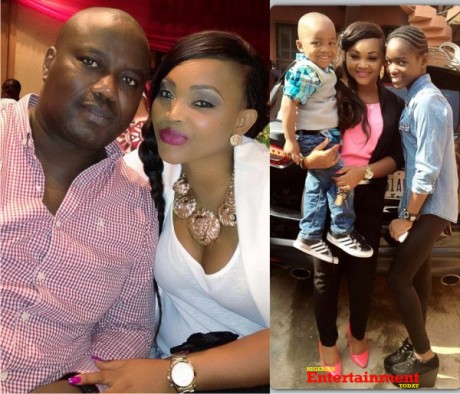 Mercy Aigbe and family copy