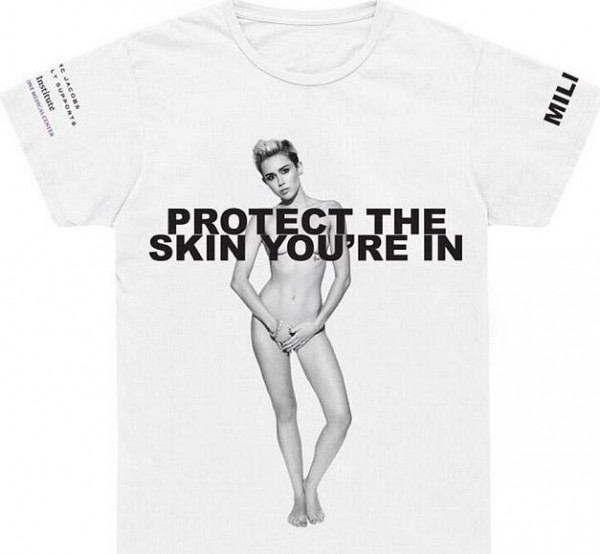 Miley Cyrus has posed naked for Marc Jacobs (Picture- Miley Cyrus:Twitter)