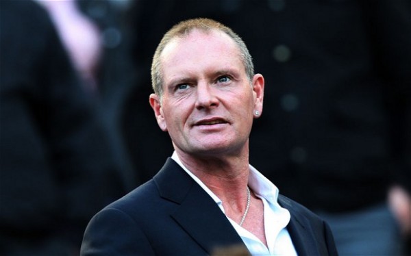 Paul Gascoigne.Photo: Dailymail