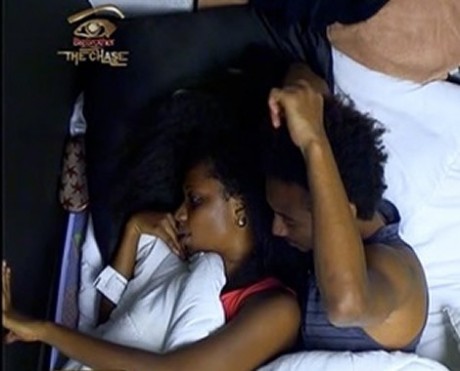 Selly and Nando in bed