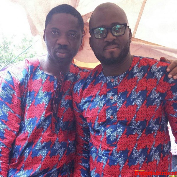 Seun Oloketuyi and Desmond Elliot. Photo:Instagram
