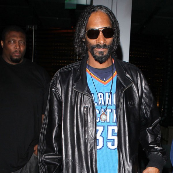 Snoop Dogg shows love for the OKC Thunder. Photo: Bang Showbiz
