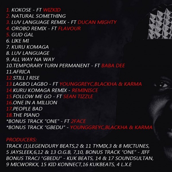 Sound Sultan - 'Me, My Mouth and Eye' album cover (back)