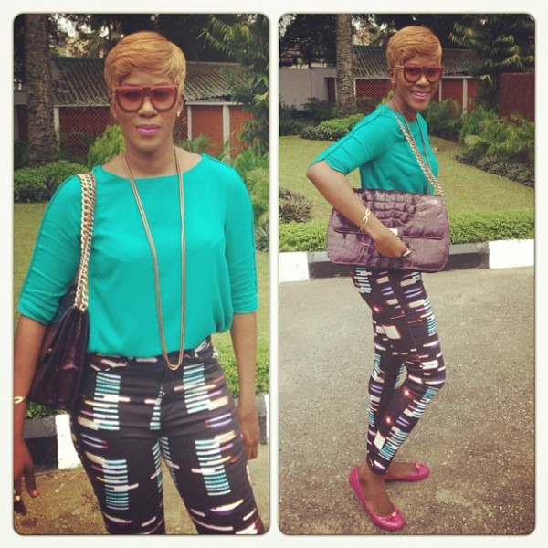 Steph 6Stepahanie Okereke rocks a new blonde look