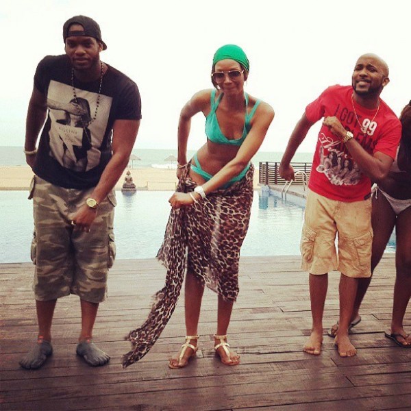 Summertime Lagos Banky W. Wizkid cooling off (2)