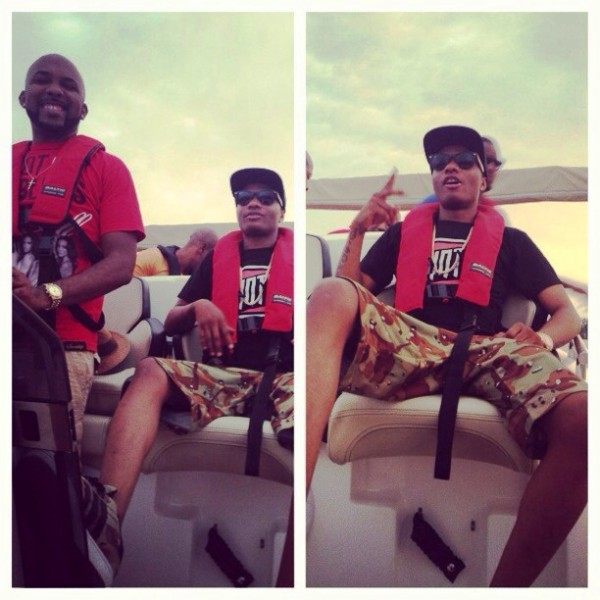 Summertime Lagos Banky W. Wizkid cooling off