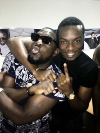 Timaya and JJ of BlazeFM