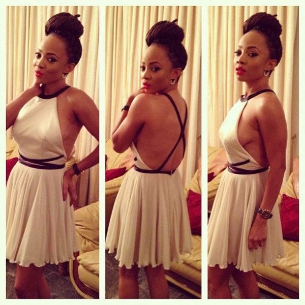 Toke Makinwa shows us her sideboob