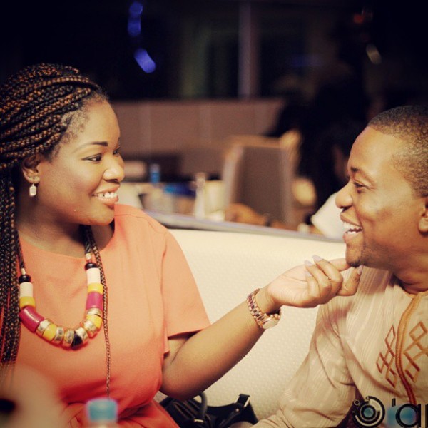 Toolz and Tunde Demuren at Rita Dominic's 38th birthday